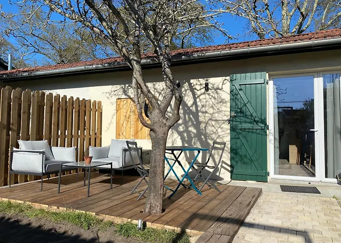 Paisible Avec Jardin Bassin Arcachon شقة *